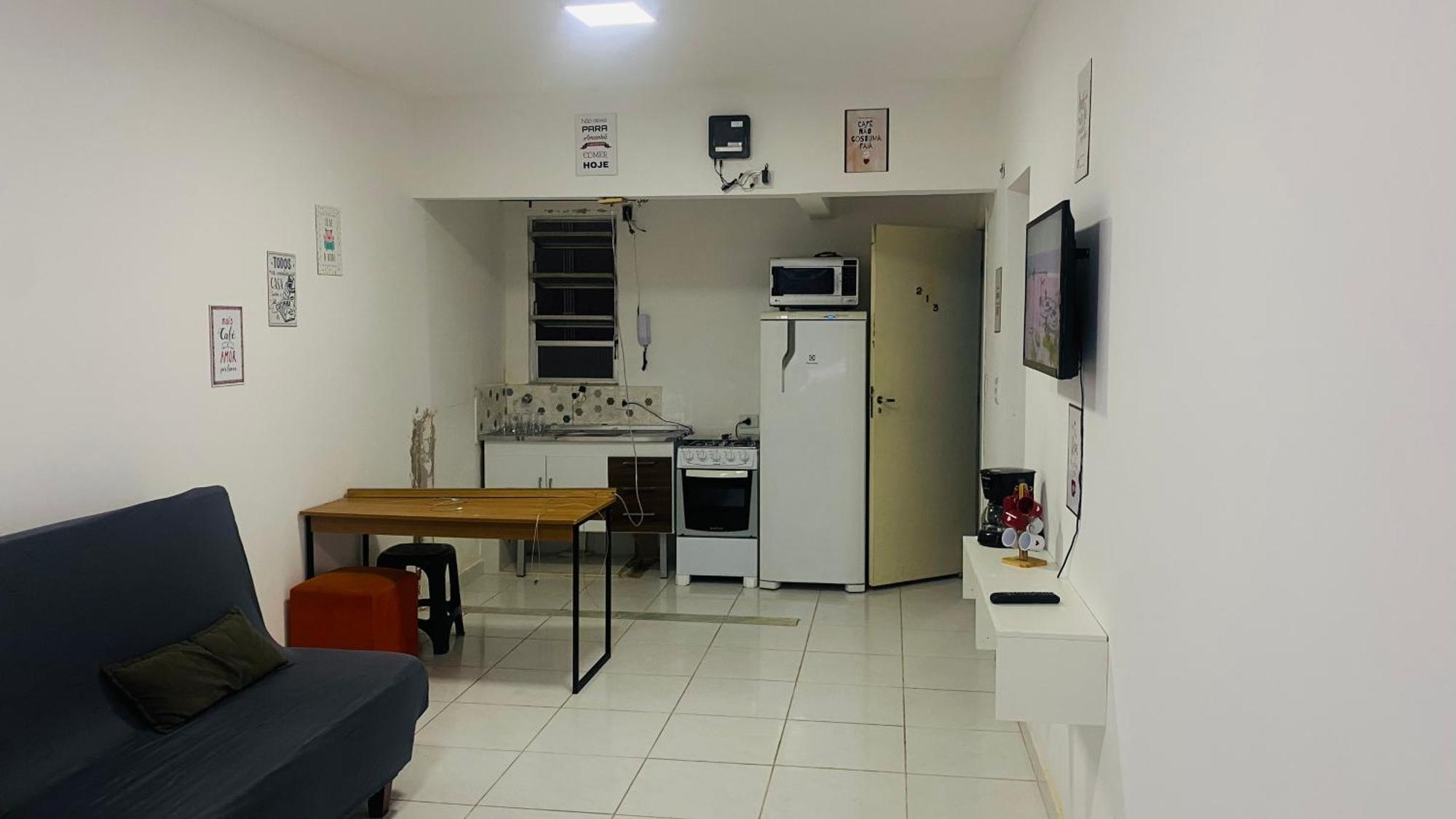 Apartamento Kit Net Pe Na Areia 大普拉亚 外观 照片